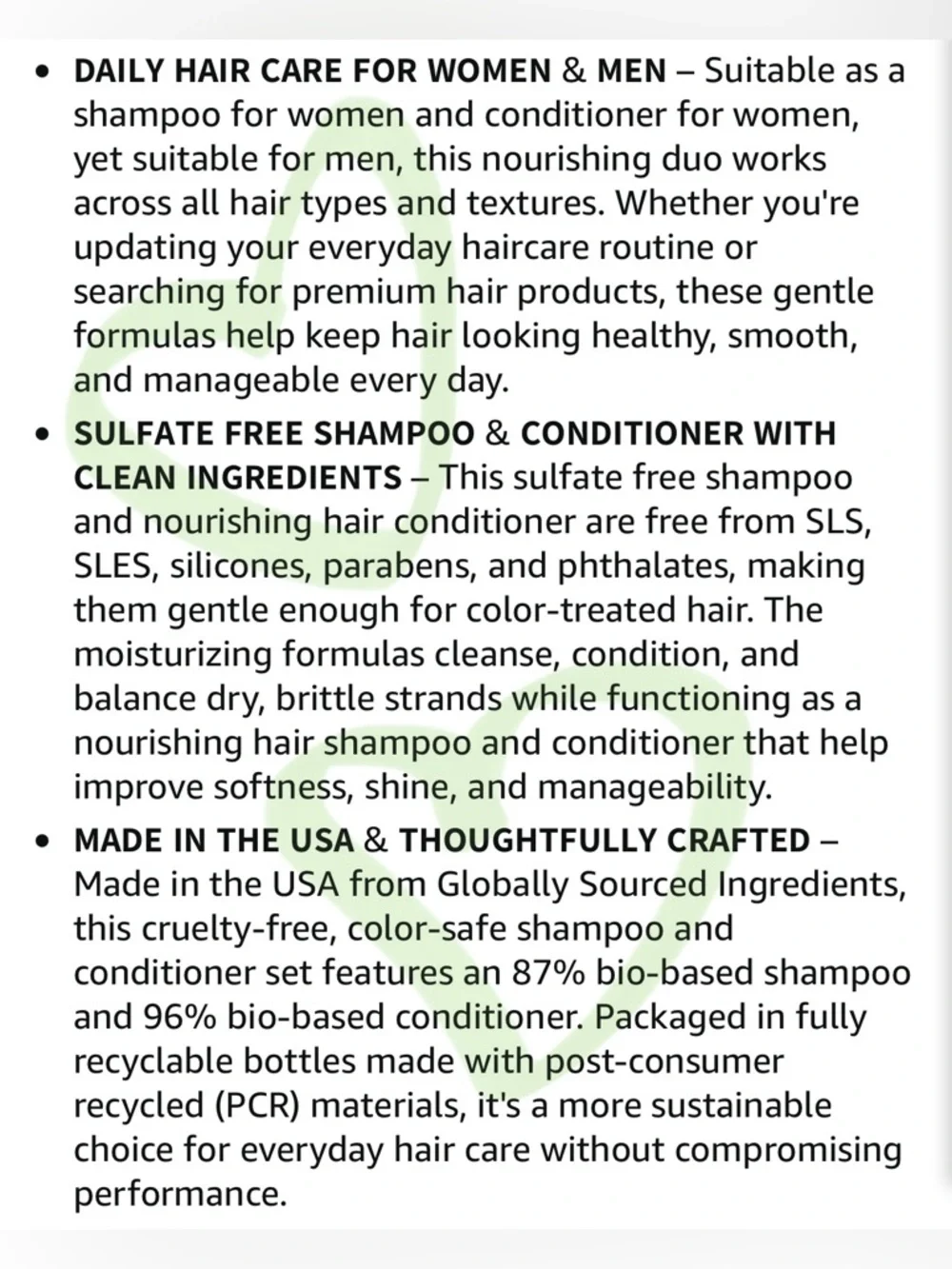 Kitsch Castor Oil Shampoo & Conditioner